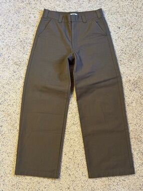 Uniqlo Wide Straight Pants Colour Brown Size 30x30